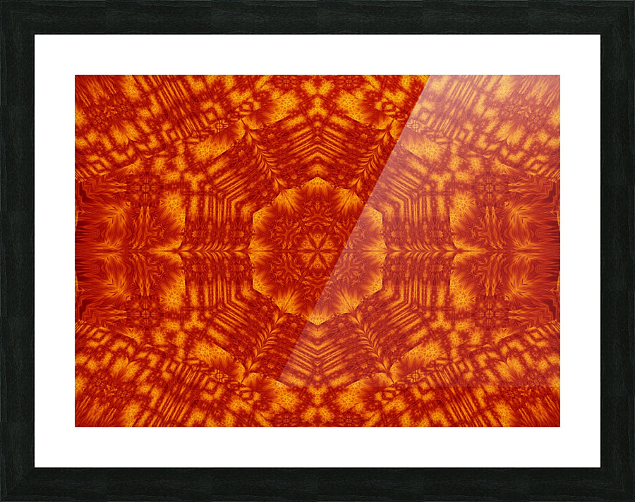 Fire Flowers 176 Picture Frame print