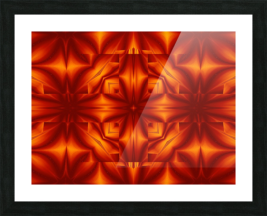 Fire Flowers 183 Picture Frame print