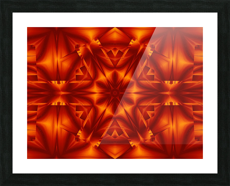 Fire Flowers 184 Picture Frame print