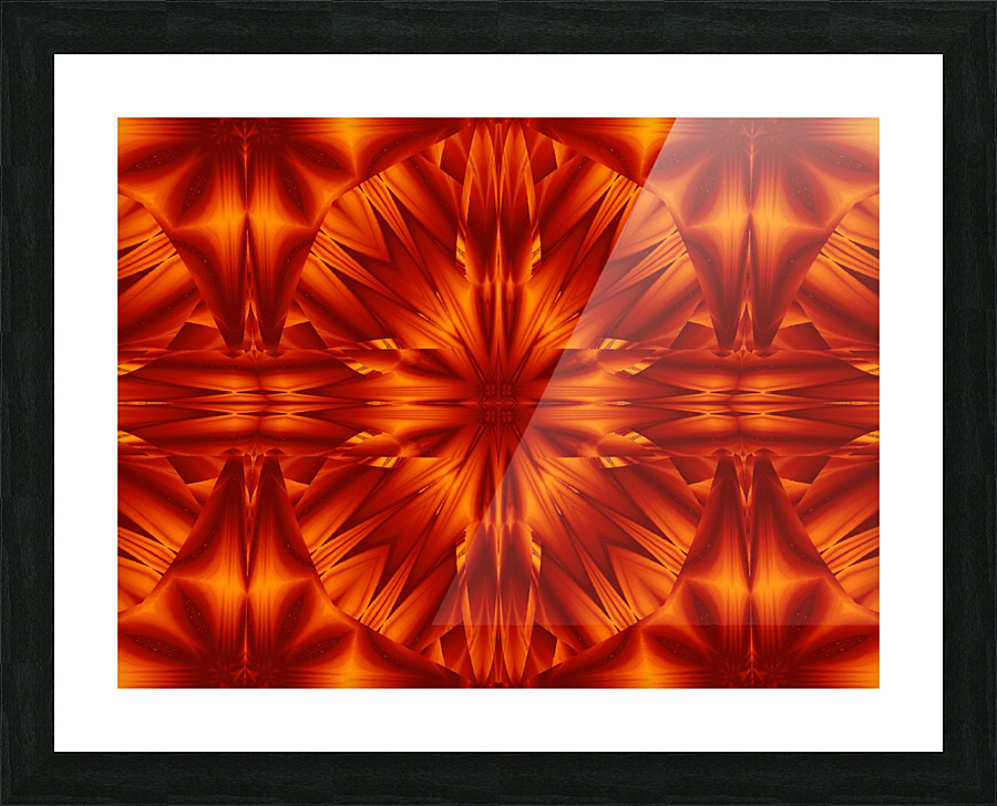 Fire Flowers 186 Picture Frame print