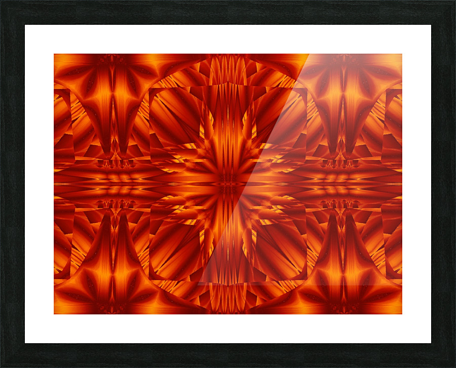 Fire Flowers 188 Picture Frame print