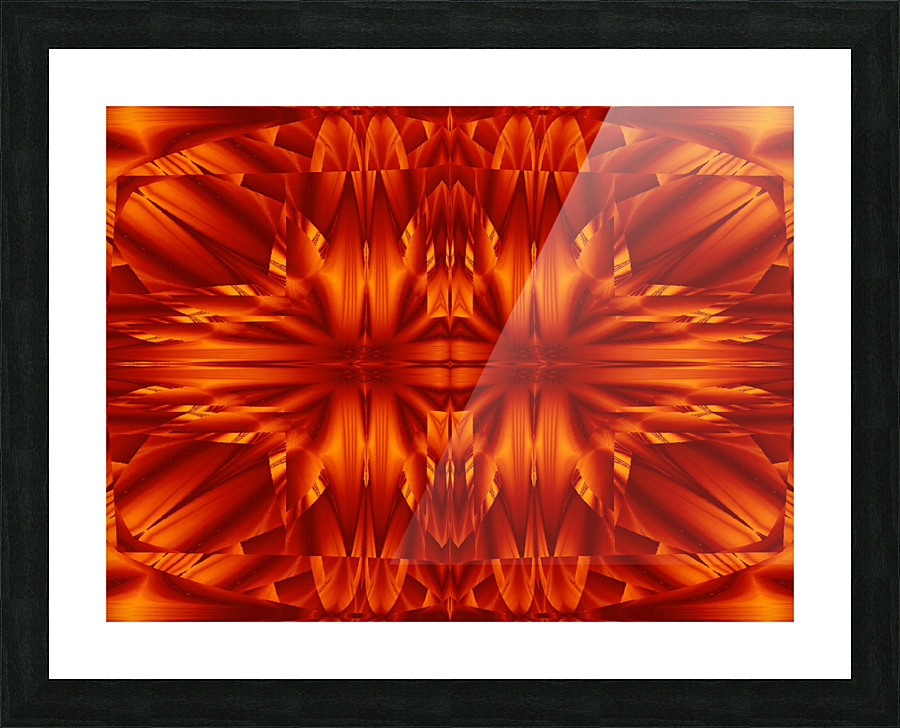 Fire Flowers 189 Picture Frame print