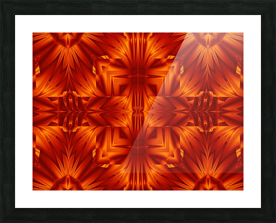 Fire Flowers 192 Picture Frame print