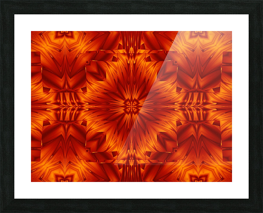 Fire Flowers 193 Picture Frame print