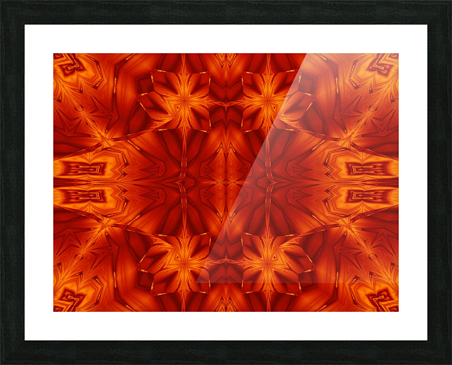 Fire Flowers 196 Picture Frame print