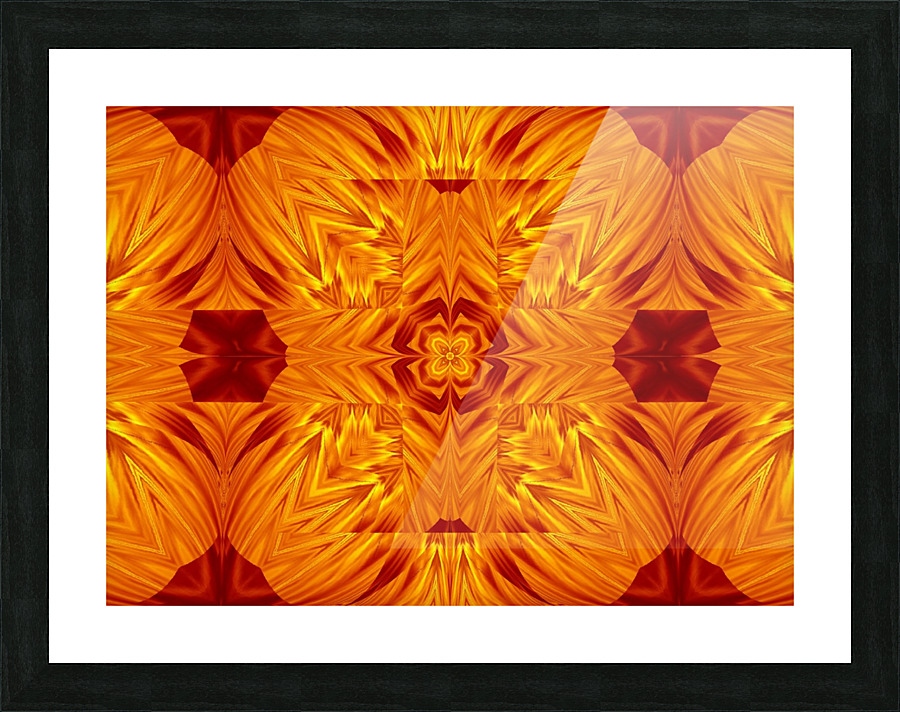 Fire Flowers 198 Picture Frame print