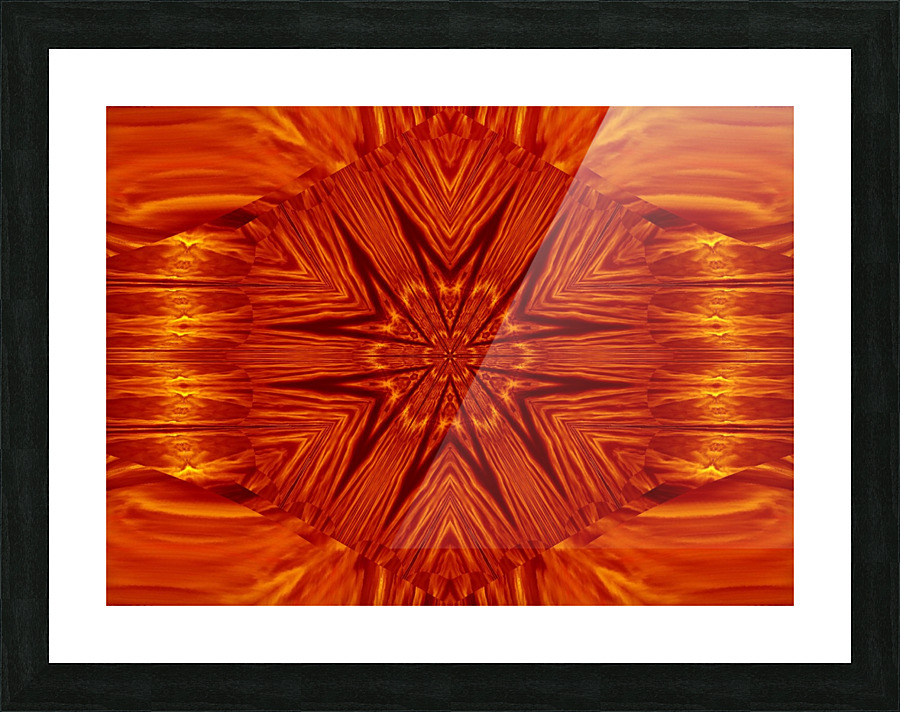 Fire Flowers 204 Picture Frame print