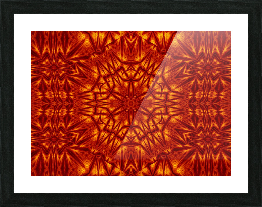 Fire Flowers 206 Picture Frame print