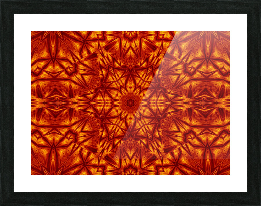 Fire Flowers 207 Picture Frame print