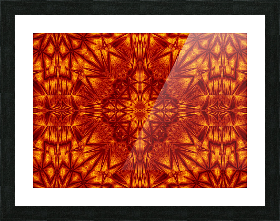Fire Flowers 208 Picture Frame print