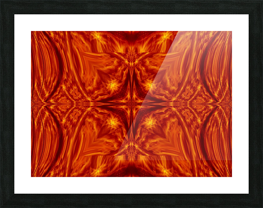 Fire Flowers 211 Picture Frame print