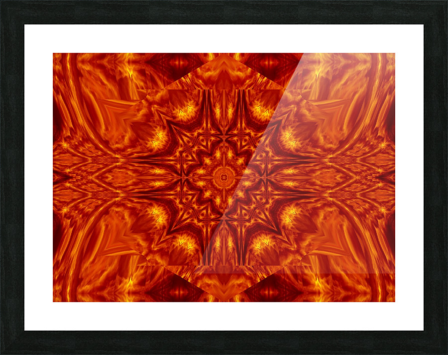 Fire Flowers 212 Picture Frame print