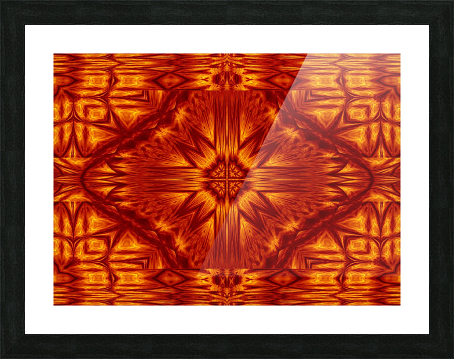 Fire Flowers 213 Picture Frame print