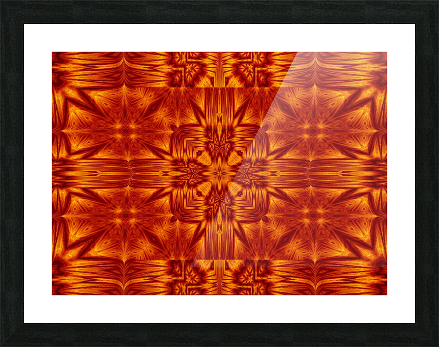 Fire Flowers 214 Picture Frame print