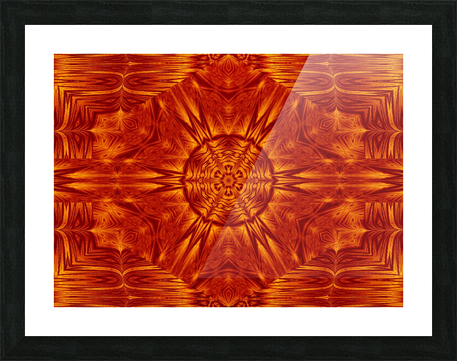 Fire Flowers 216 Picture Frame print