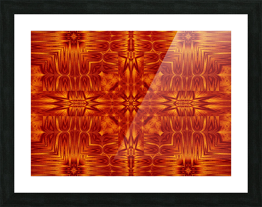Fire Flowers 217 Picture Frame print