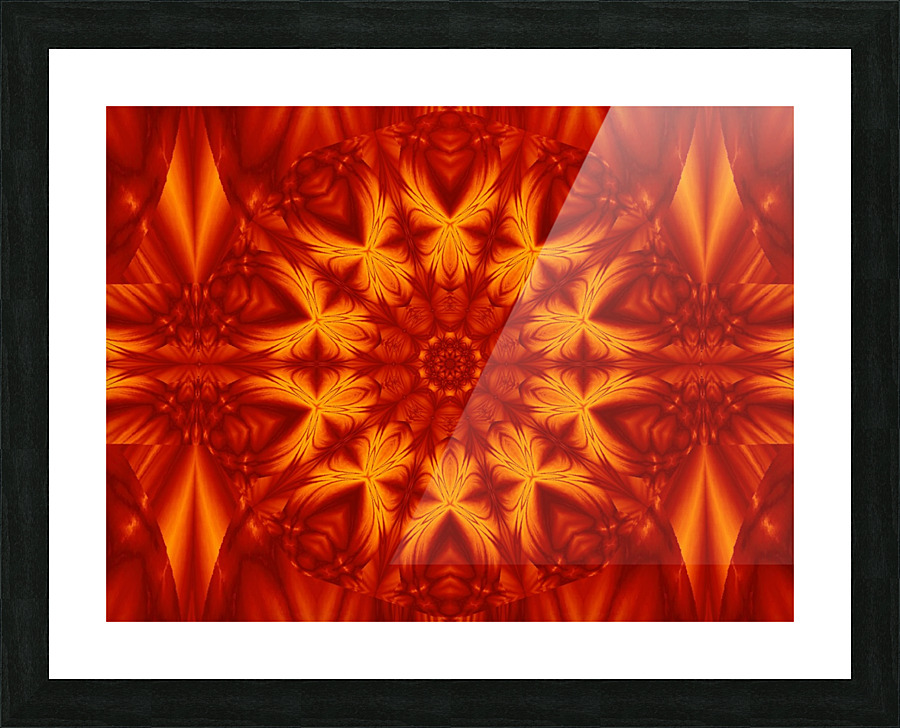 Fire Flowers 222 Picture Frame print