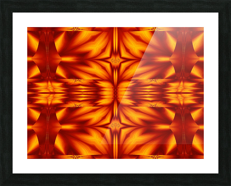 Fire Flowers 225 Picture Frame print