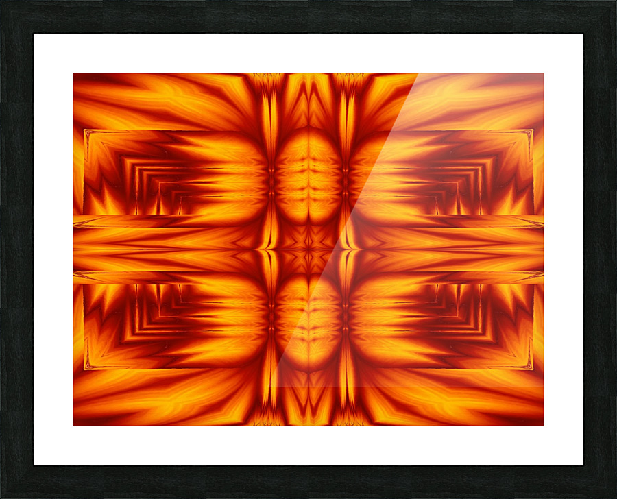 Fire Flowers 227 Picture Frame print