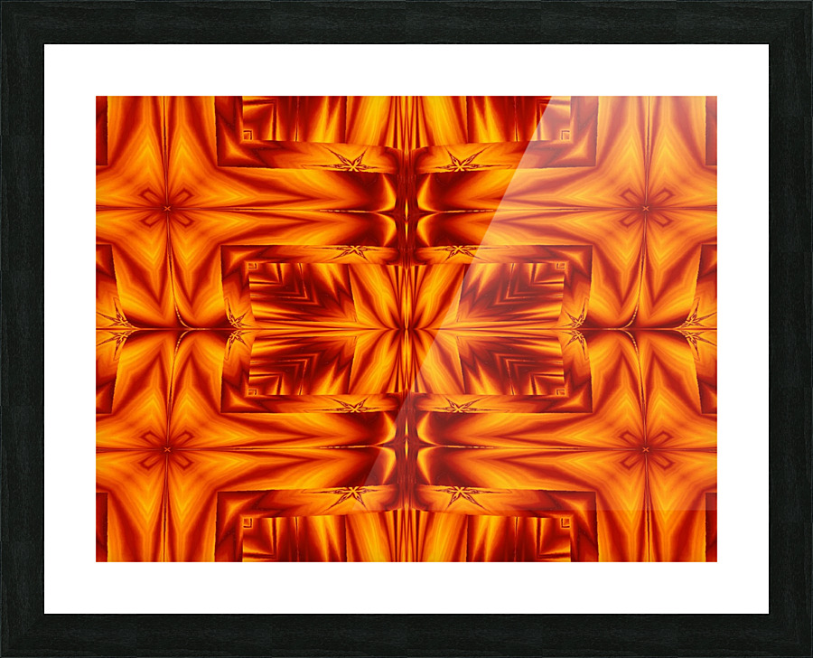 Fire Flowers 229 Picture Frame print