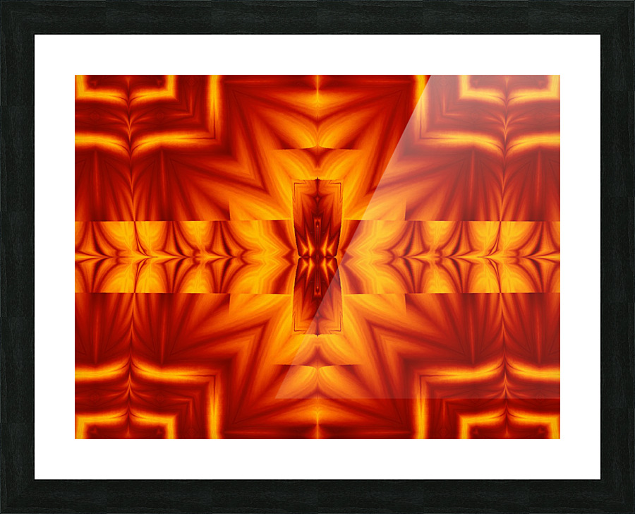 Fire Flowers 231 Picture Frame print