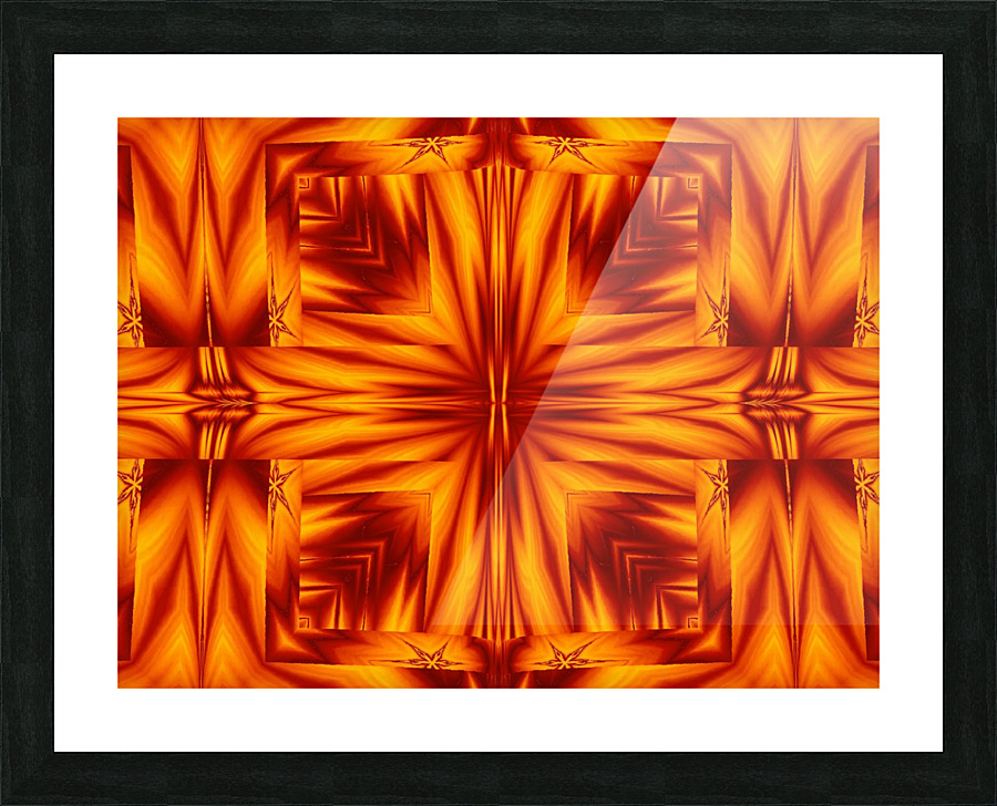 Fire Flowers 232 Picture Frame print