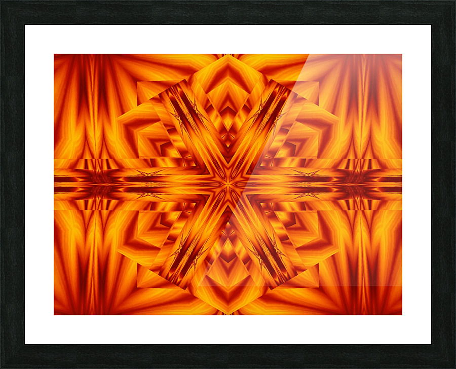Fire Flowers 233 Picture Frame print
