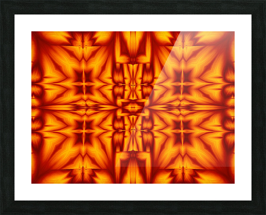 Fire Flowers 240 Picture Frame print