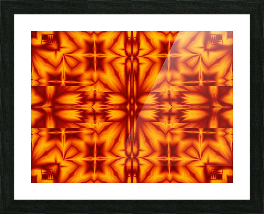 Fire Flowers 241 Picture Frame print