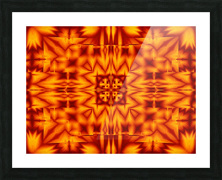 Fire Flowers 242 Picture Frame print