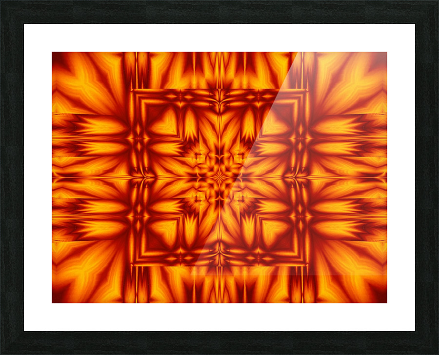 Fire Flowers 243 Picture Frame print