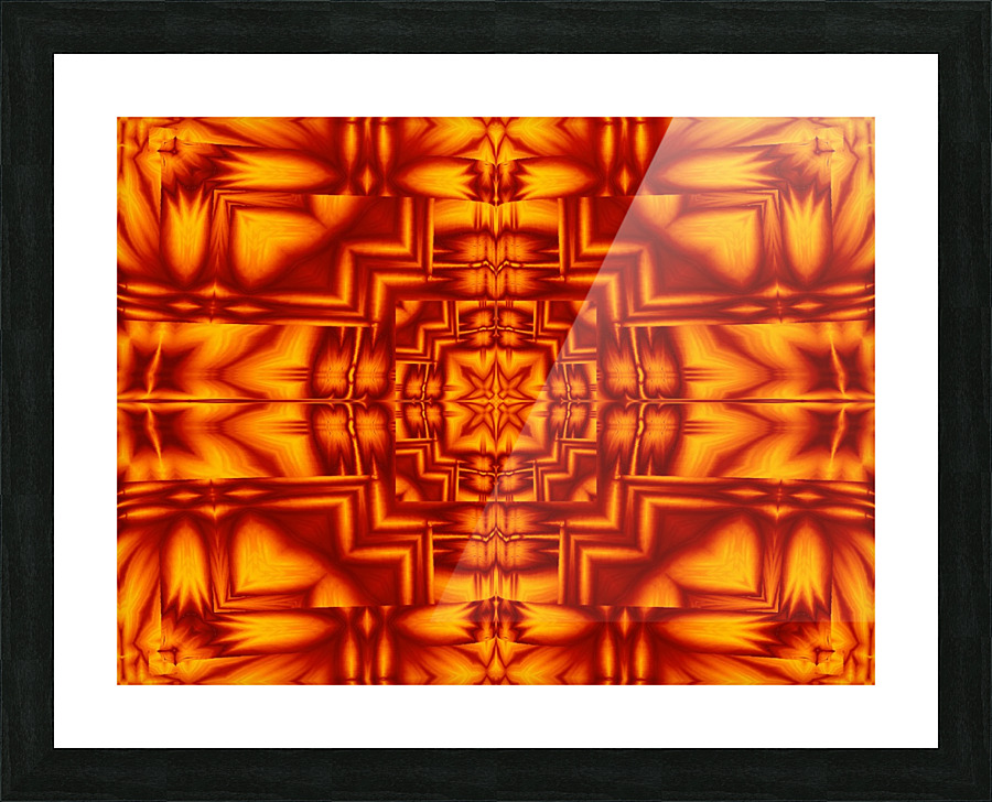 Fire Flowers 244 Picture Frame print