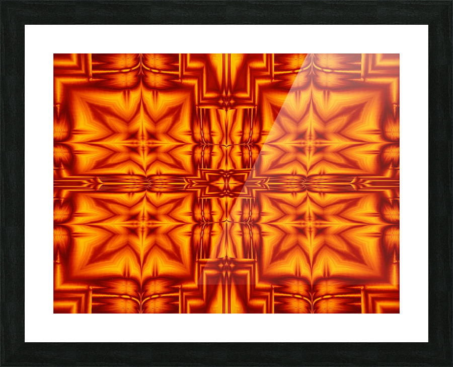 Fire Flowers 245 Picture Frame print