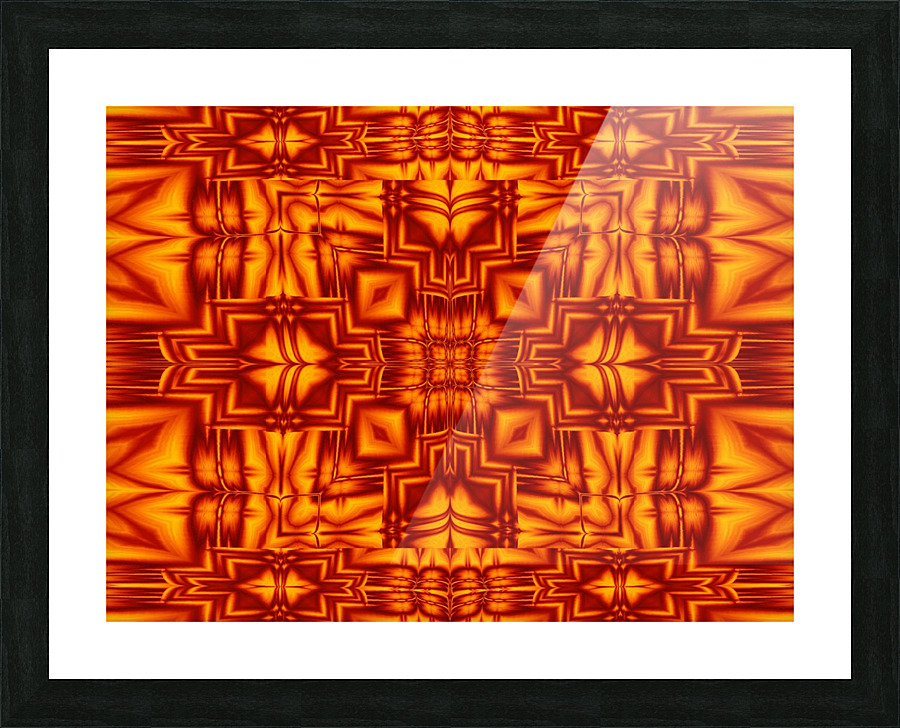 Fire Flowers 246 Picture Frame print