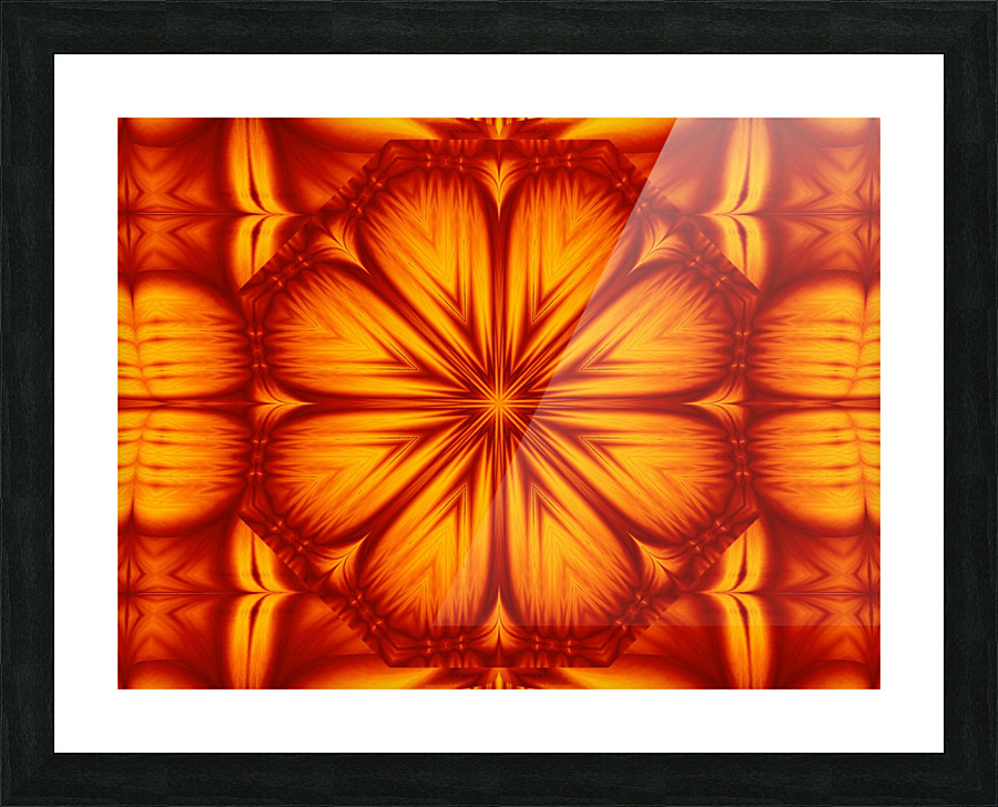 Fire Flowers 247 Picture Frame print