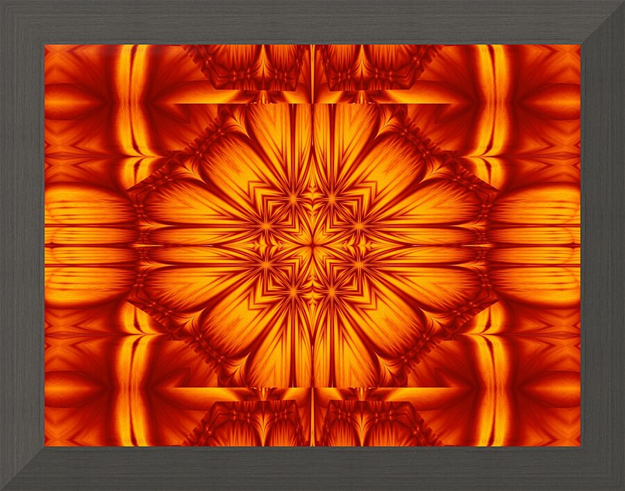 Fire Flowers 252 Picture Frame print
