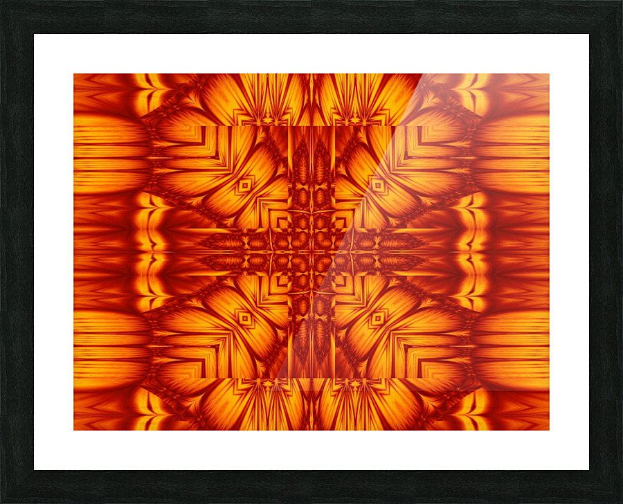 Fire Flowers 253 Picture Frame print