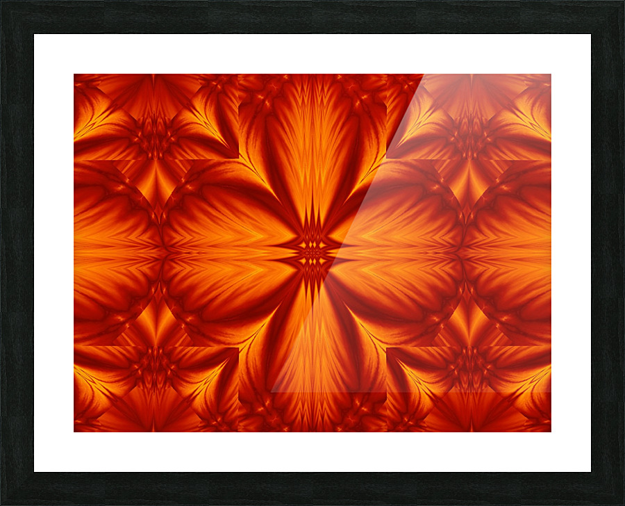 Fire Flowers 265 Picture Frame print