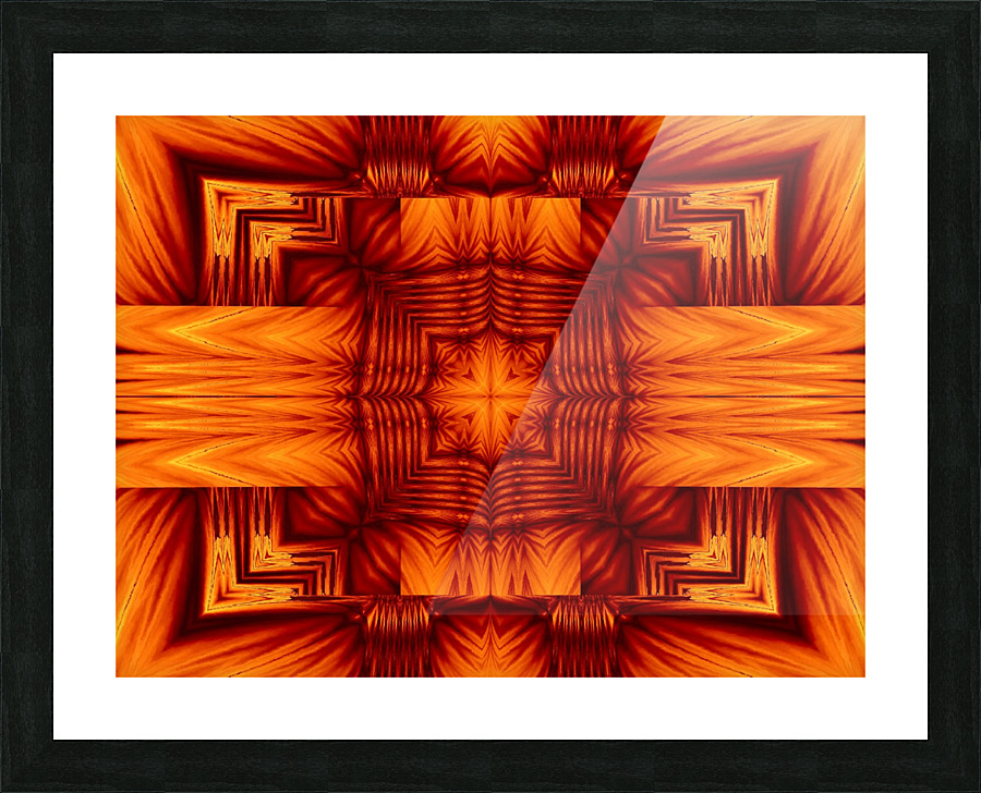 Fire Flowers 272 Picture Frame print