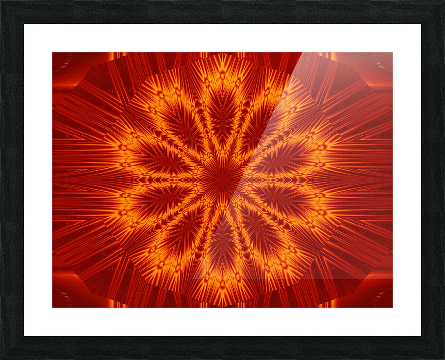 Fire Flowers 276 Picture Frame print