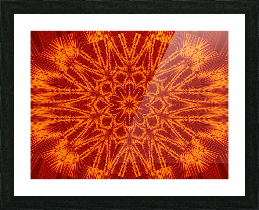 Fire Flowers 277 Picture Frame print