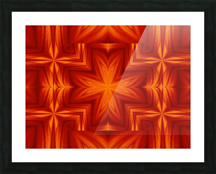 Fire Flowers 282 Picture Frame print