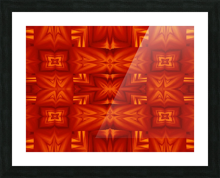 Fire Flowers 286 Picture Frame print