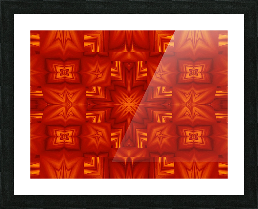 Fire Flowers 292 Picture Frame print