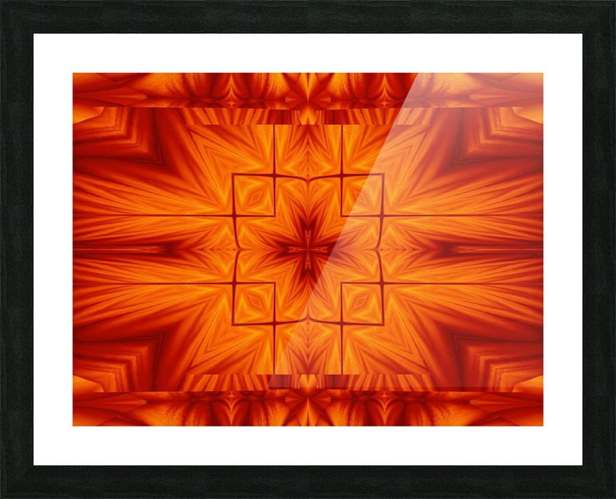 Fire Flowers 297 Picture Frame print