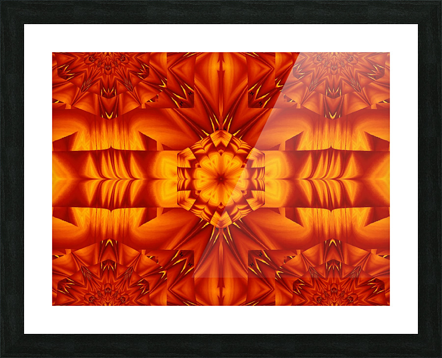 Fire Flowers 298 Picture Frame print