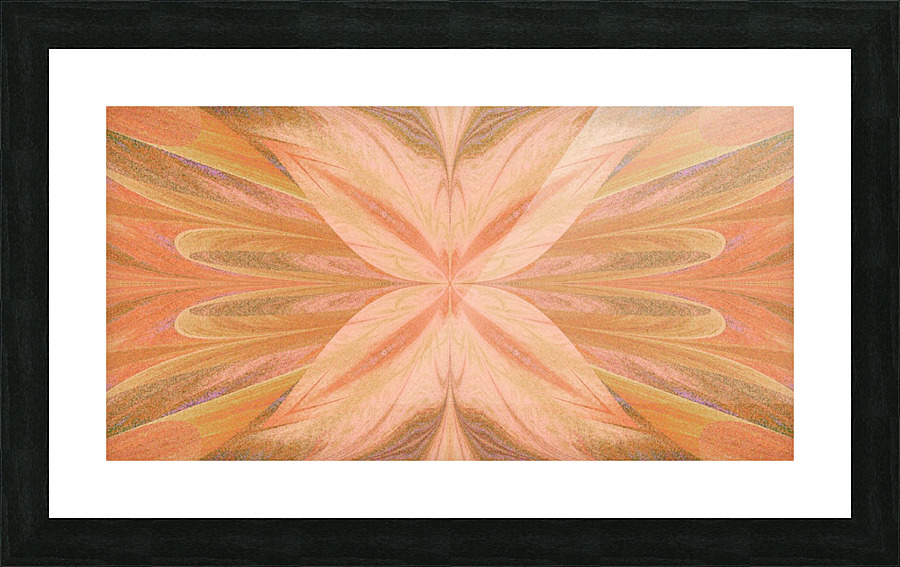 Simple Sand Butterfly Picture Frame print