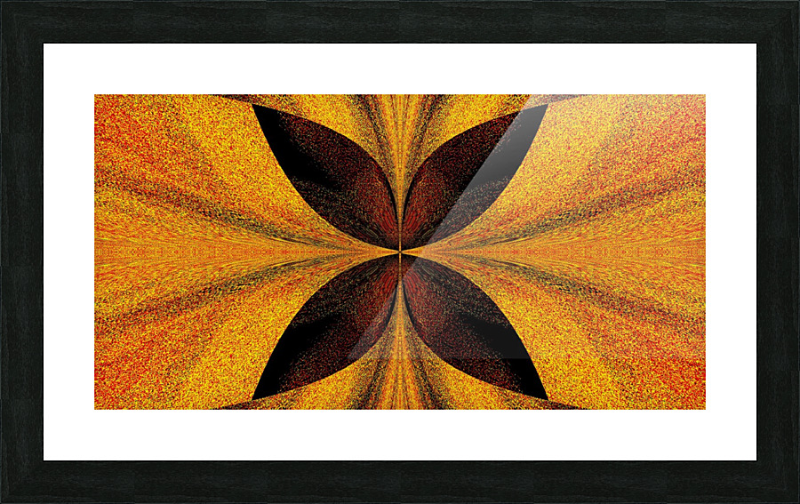 Black Butterfly Picture Frame print