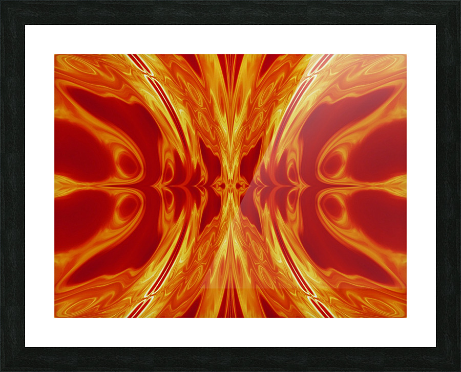 Fire Butterfly 2 Picture Frame print