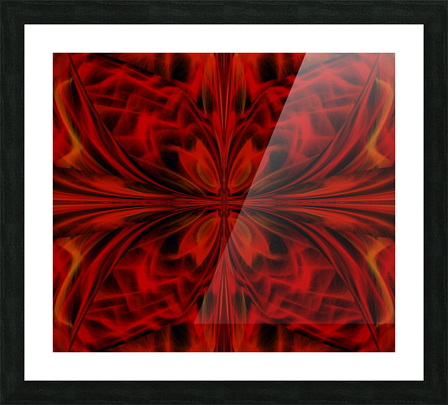 Flame Butterfly 1 Picture Frame print